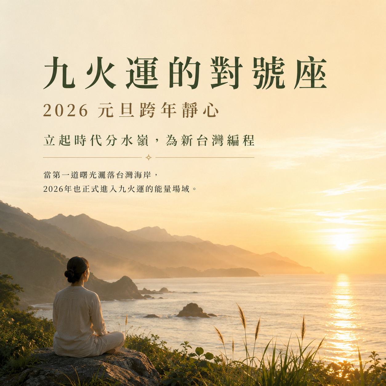 《九火運的對號座》: 2026 元旦跨年靜心